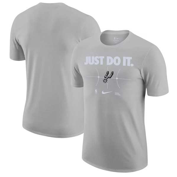 Men's San Antonio Spurs Gray Just Do It T-Shirt,We sell and wholesale Men's San Antonio Spurs Gray Just Do It T-Shirt on line form chian!